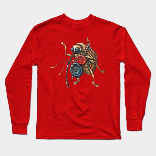 the Groovin Weevil Long Sleeve T-Shirt by JaxDavArts